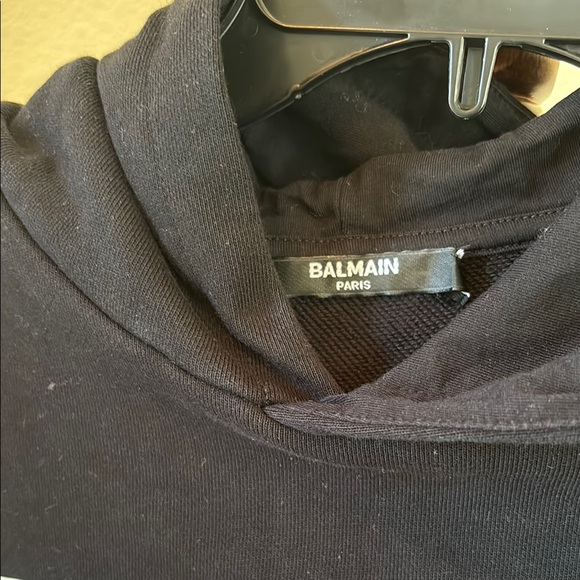 Balmain foil logo hoodie - Picture 4 of 7